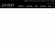 Tablet Screenshot of jordanfitness.com